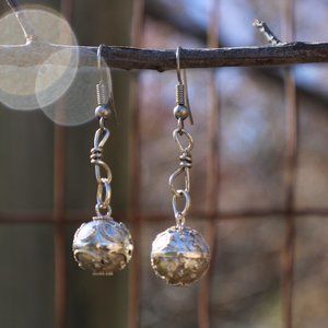 Sterling Silver Singing Jingle Bell Earrings